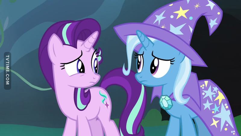 I loved this episode. Starlight Glimmer and Trixie as main duo of the episode is a BIG YES to me. I love the traitment of the "lost causes". Even if I learn more about the real subject in the comments... Nothing is white or black. Every situation is a shade of grey. And that we need to stand up for the one we love !
SPOILER
PS : I looooove Pharynx's colours. Really unusual. And the small horns <3