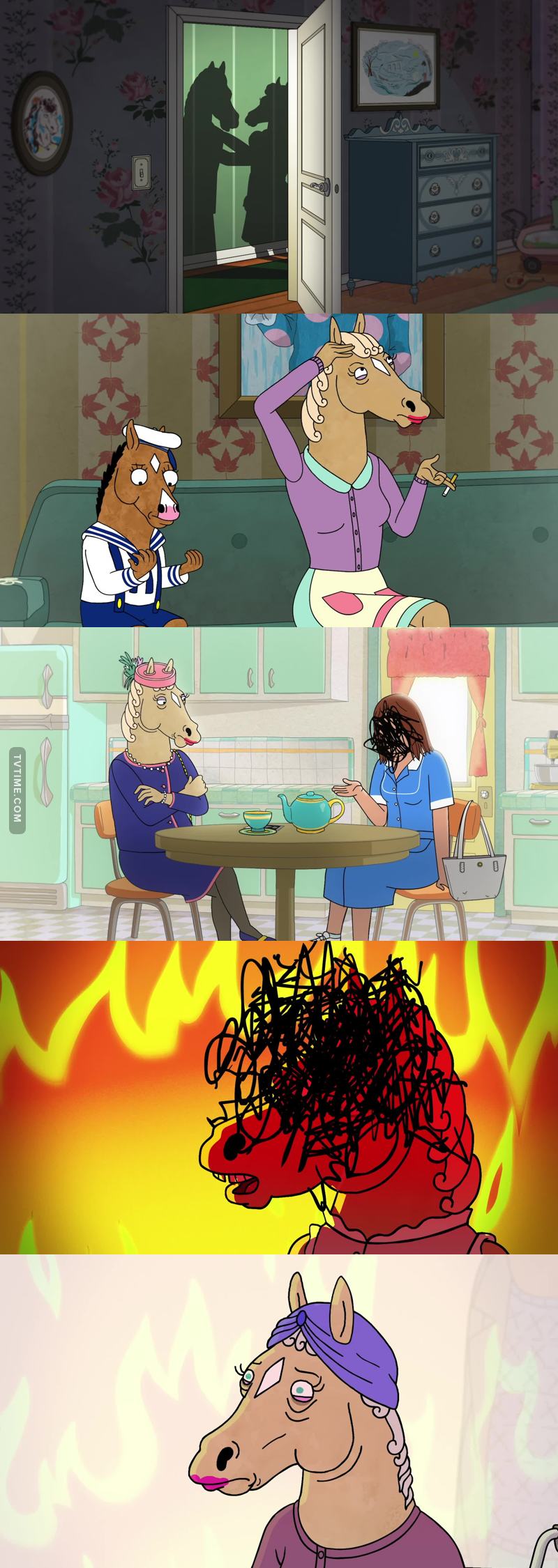 this episode got me so shocked, i didn't see that coming, i really don't know what to think now.
This. is. not. a. fucking. cartoon.