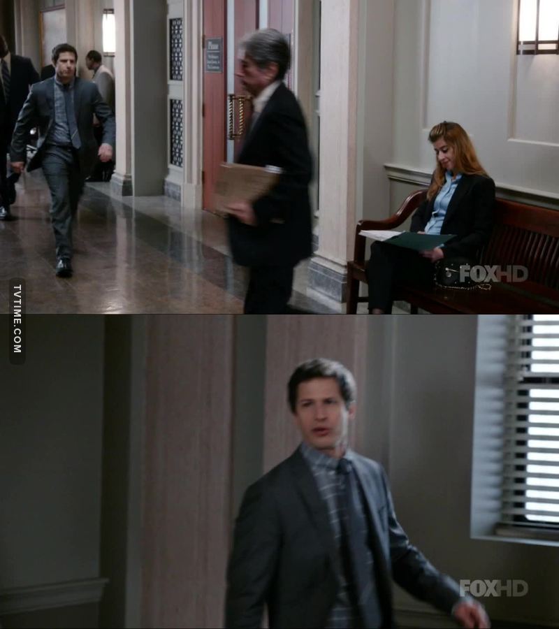 - Jake, what are you doing, man?
- Walking angrily away towards a door that I now see says "emergency exit only" on it, so I'm turning around, but I'm still ticked!
😂😂😂
