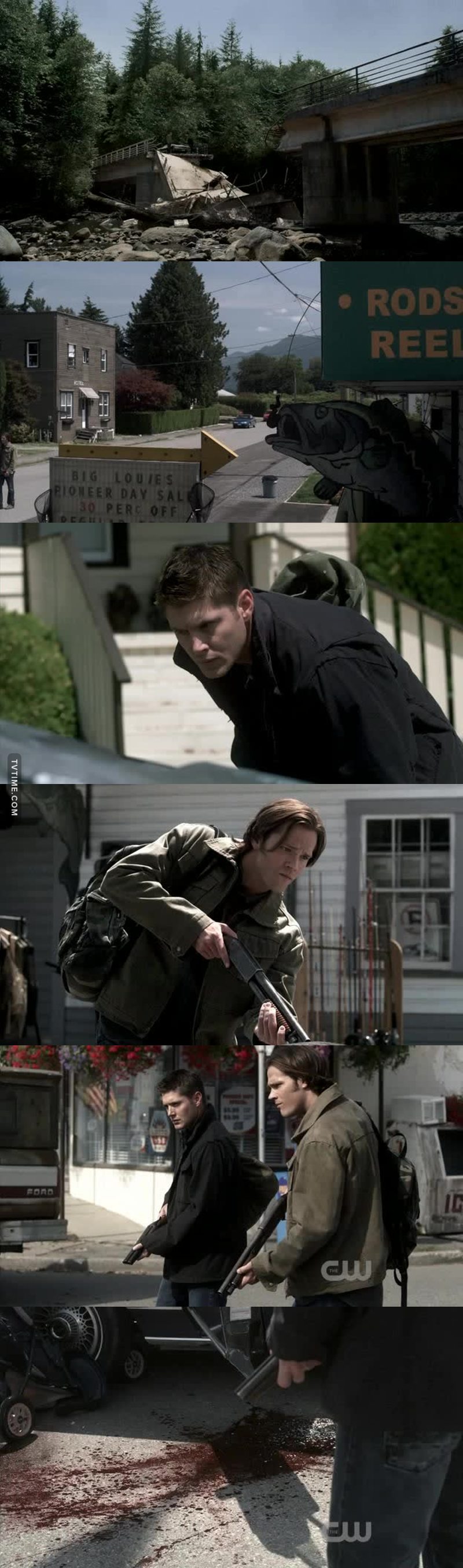 it felt like I was watching The Walking Dead for a moment hahahahaha