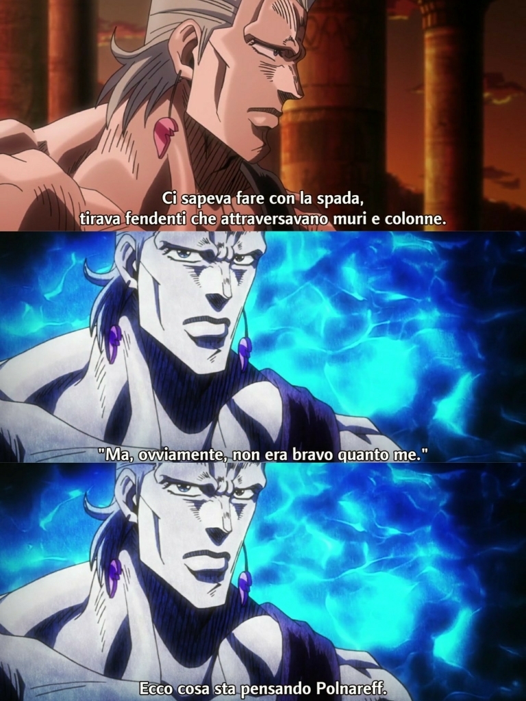 Che pagliaccio Polnareff