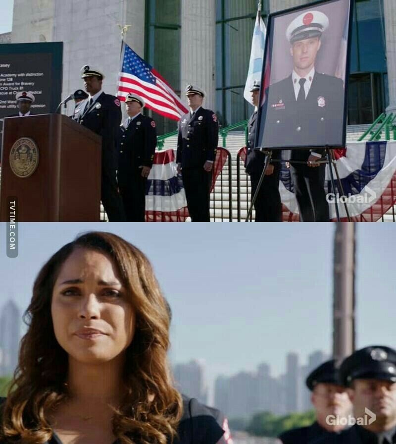 Poi ci sono io che, pensando stessero celebrando il funarale di Casey, stavo per avere un infarto.
DICK WOLF NON SONO SCHERZI DA FARE BRUTTO INFAME.