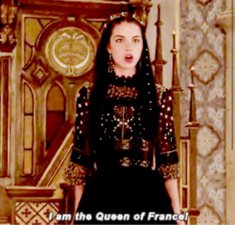 She is the fucking gorgeous Queen of france