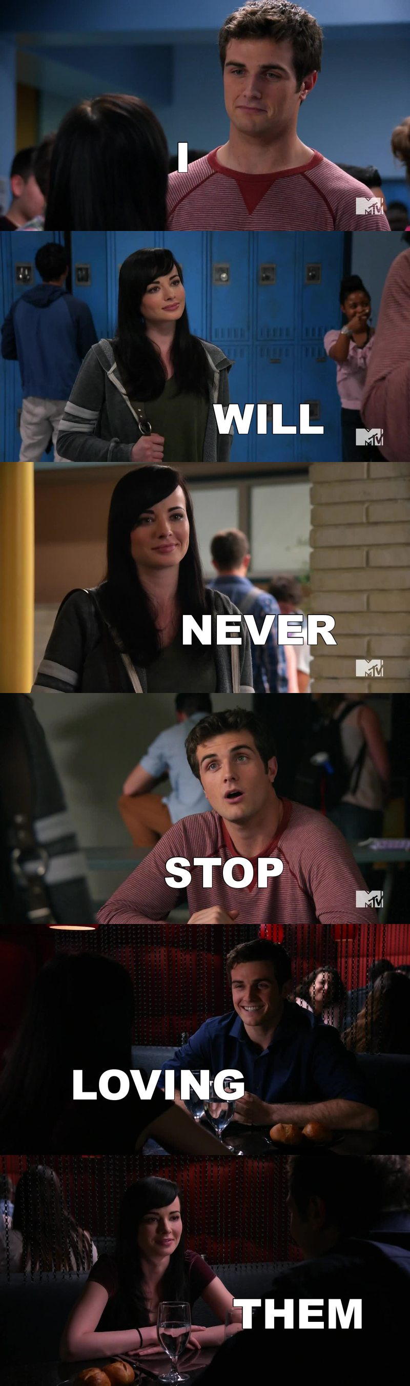 I mean, their chemistry is really something and despite their awful timing and decisions they have made in the past I know they will be together in the end, it's destiny.