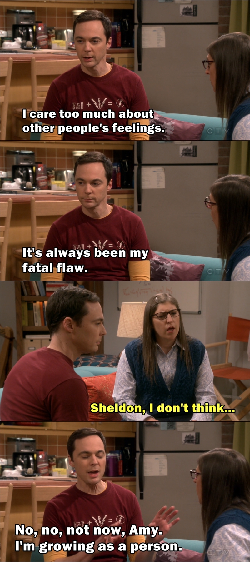 Sheldon's fatal flaw