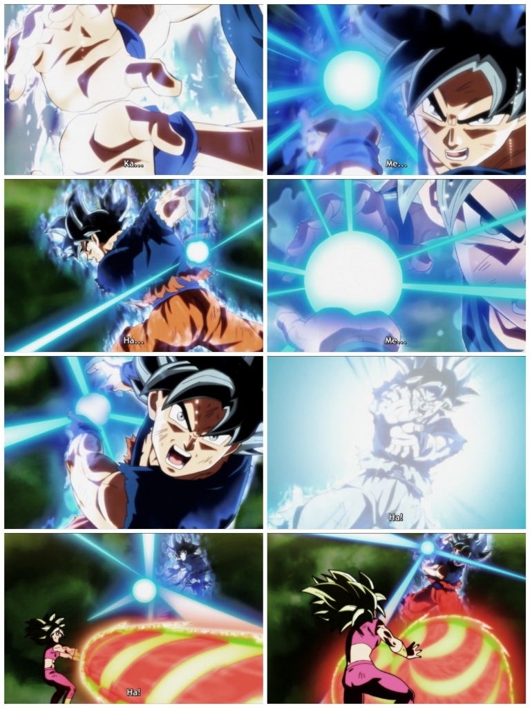 Review - Dragon Ball super episódio 116 15 Um Kamehameha desses, mostrado de 3 ângulos diferentes, arrepiou!
