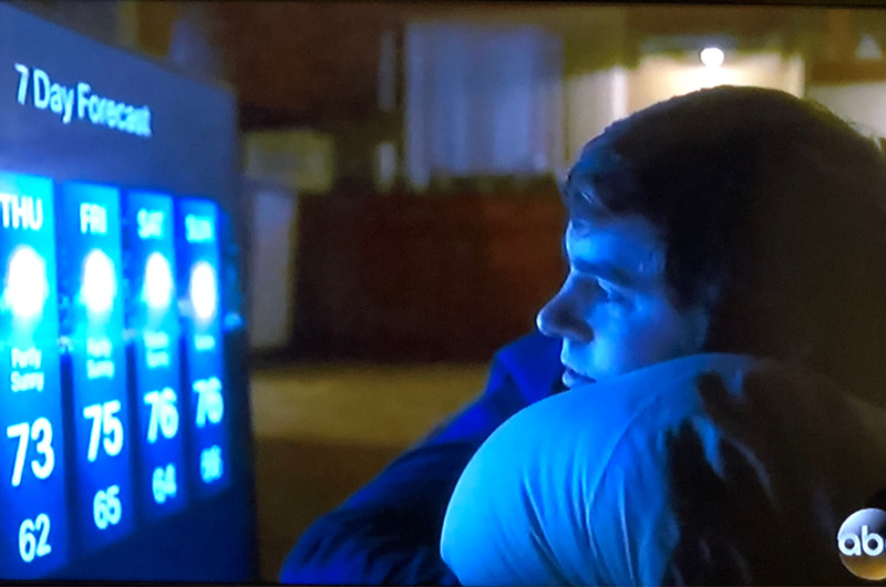 He got his tv!! 😭😭😭
