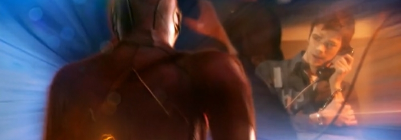 When Barry ran through the speed force for the first time back in season one, there was a shot of him in a prison uniform.
That's some planning right there.