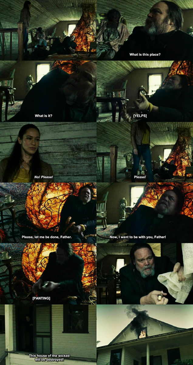 For the first time, I feel like Father did something right. I don't know if that "structure" or that "portal" was really destroyed when the house was burned, but clearly, that strange woman is still hanging around the town and I don't trust her at all! Creepy all the way, seriously.