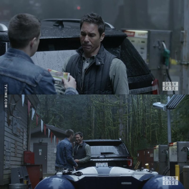 I laughed so hard when Trevor gives the "fruit pie" to Grant and then he put in the trash