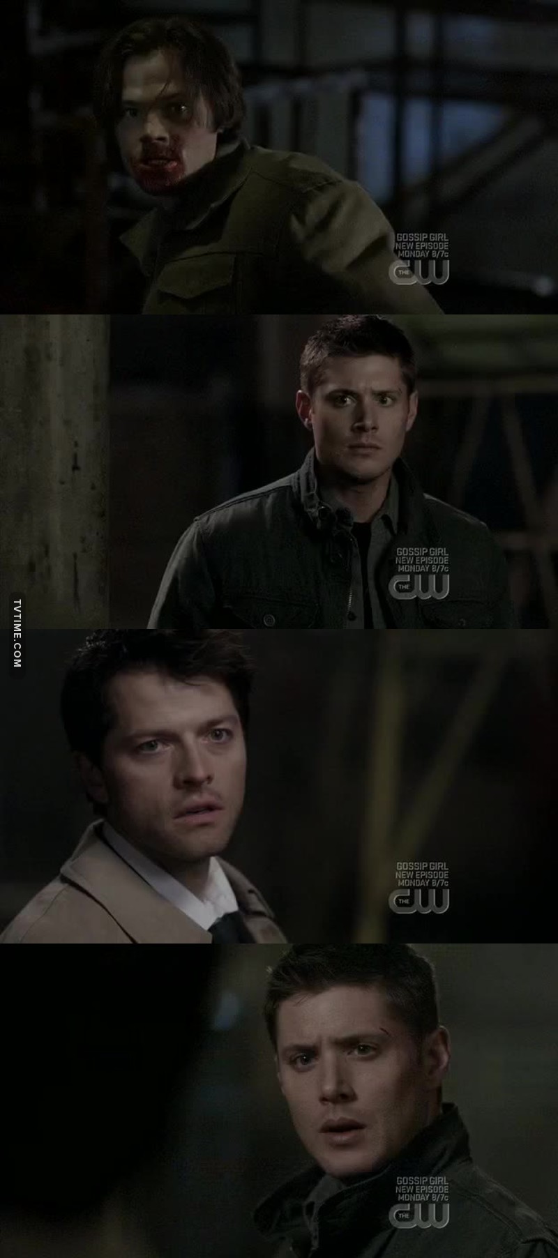 I don't know what's more heartbreaking for Dean, Seeing Sam drinking demon blood or Castiel talking to him that way 😢