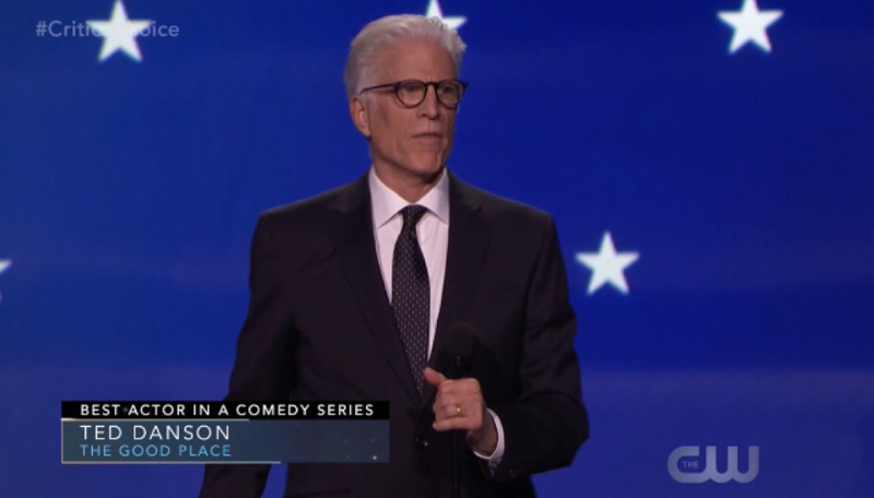 Ted Danson wins Best Actor in a Comedy Series