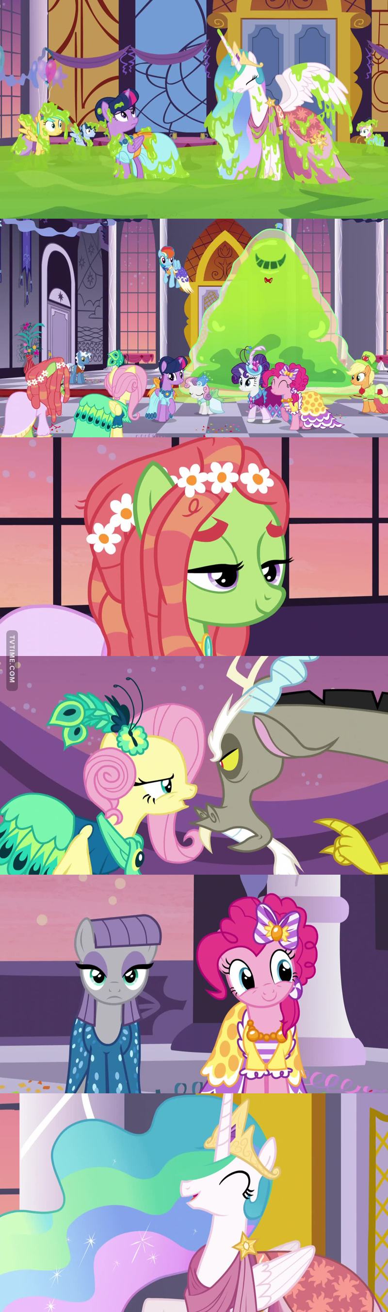 Amei a nova amiga da Fluttershy e ter visto a irmã da Pinkie de novo ❤️