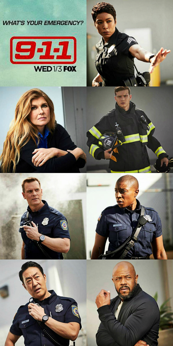 GREAT NEWS: 9-1-1 RENEWED FOR SEASON 2 AT FOX!! 💜😎📺
9-1-1 is such an inspiring tv show! Perfect cast. ✌️💙