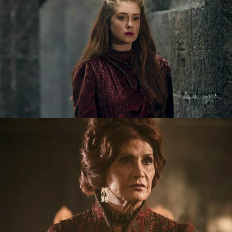 Amália poderia se tornar uma rainha como Crisélia e acabaria enlouquecendo também pela perda do seu filho com o passar dos anos, fazendo a gente perceber que não estávamos assistindo uma simples novela, mas sendo vítimas de outro ep de black mirror em um ciclo interminável...