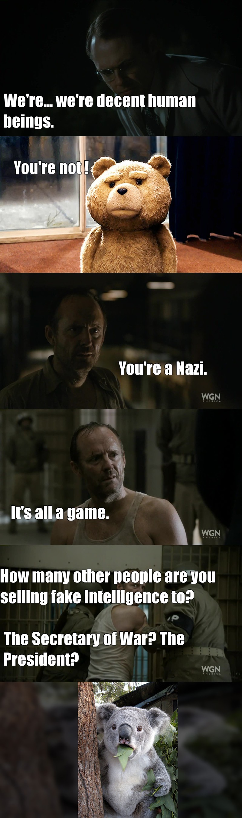 Poor Franck :'( He is maybe the only one who can save the world and they keep him in a prison ...