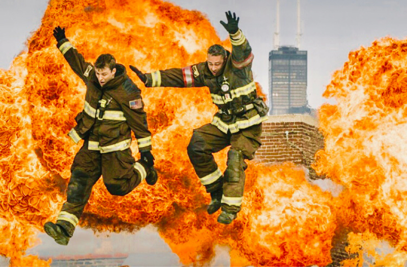 Severide: “and do what, jump?!”
Casey: “yeah! 1, 2..”
Severide: “DAMN IT CASEY!”
And now I have to wait one month. 😭