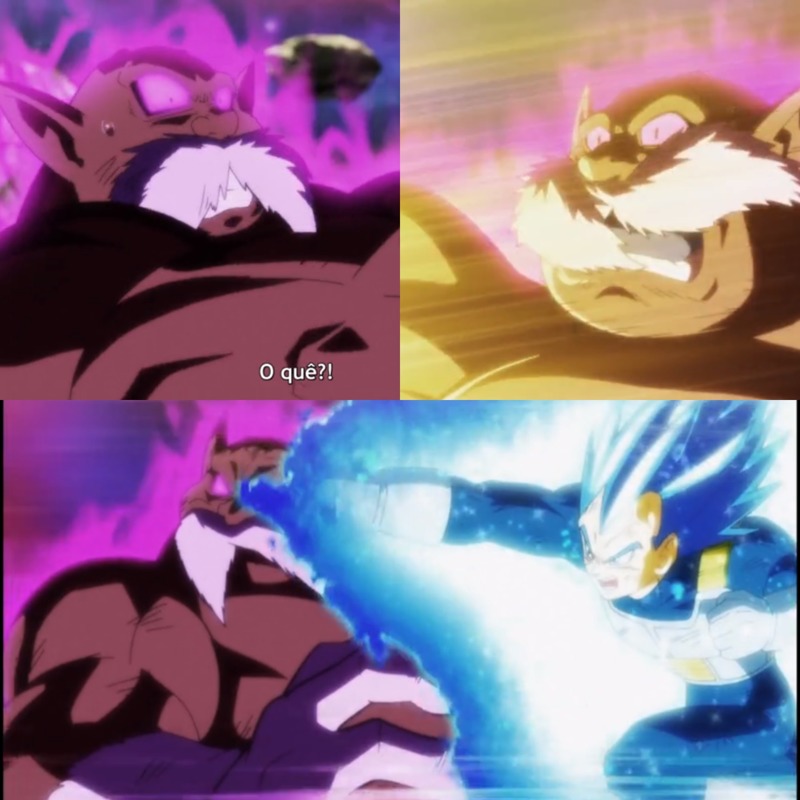 Review - Dragon Ball Super episódio 126 10 I live for this expressions of Toppo being beating by Vegeta-samaaaa