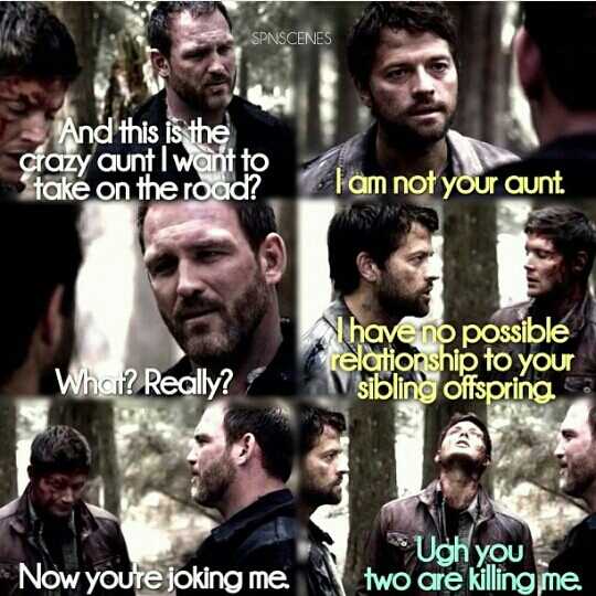 Castiel, you are hilarious 😂😂😂