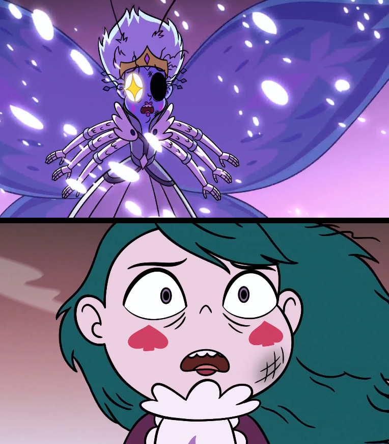 omg! a rainha moon morreu pela metade?