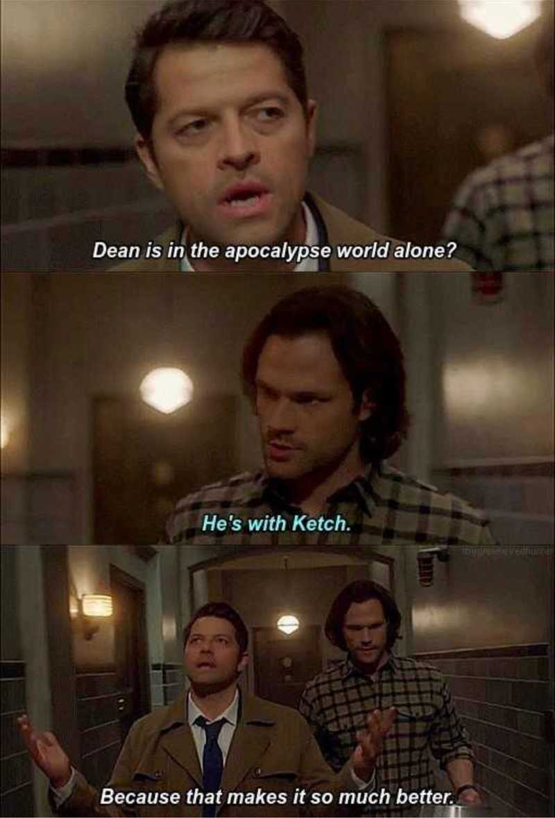 CAS'S SO DONE WITH THE WINCHESTERS CRAP😂