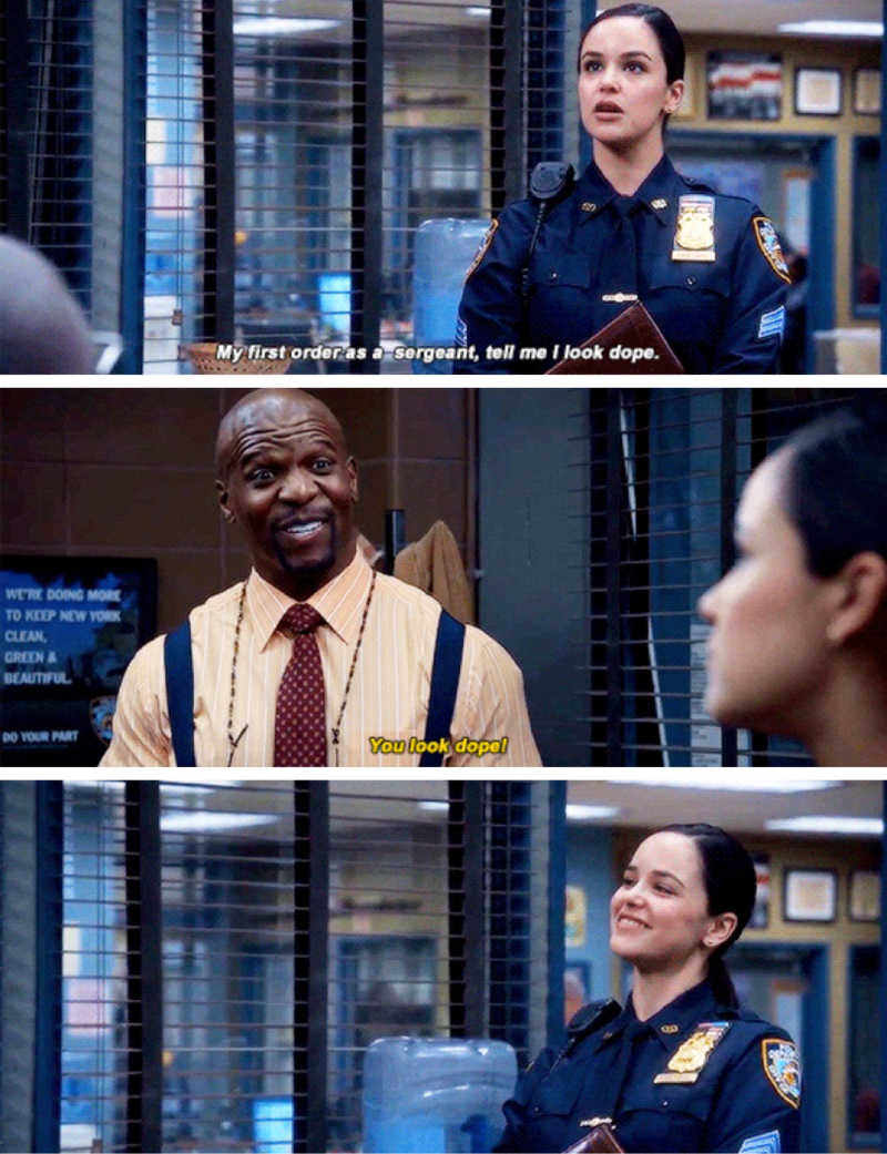 I’m so proud of Amy✨ She deserved to be sergeant