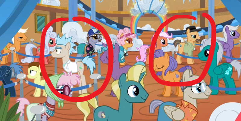 VU ! Rick from Rick and Morty and Heisenberg from Breaking Bad ponies !