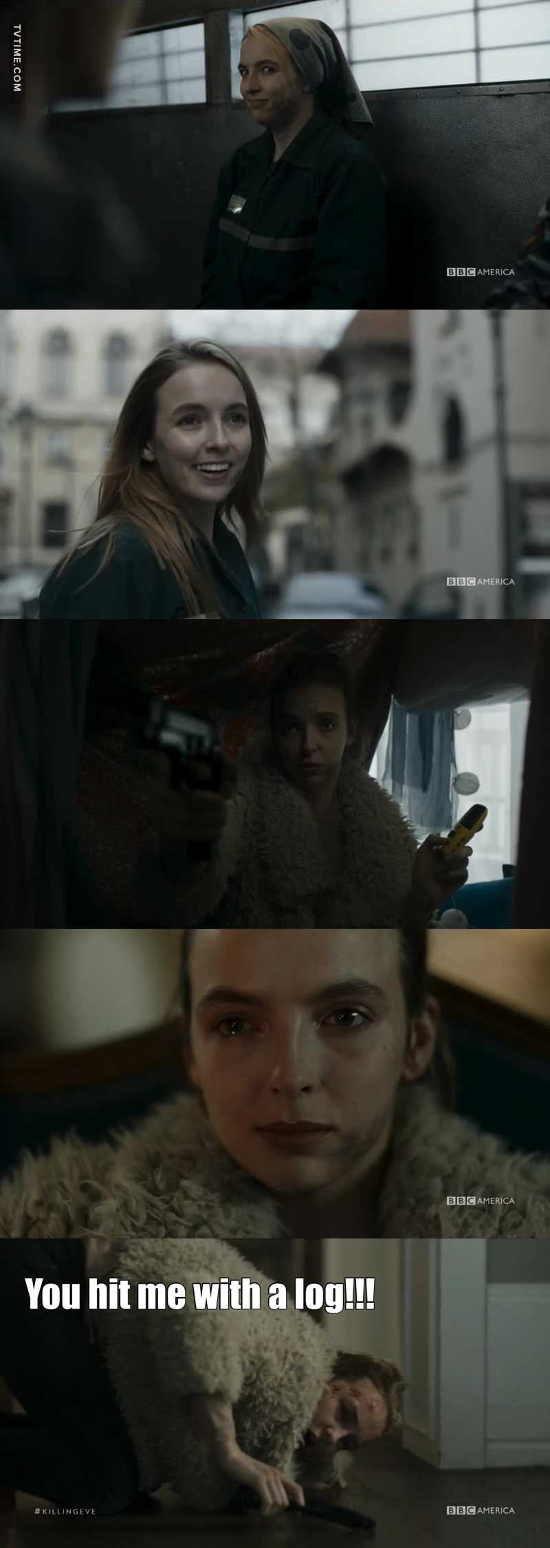 I'm gonna make a collection of Villanelle's faces. Best part of the show!