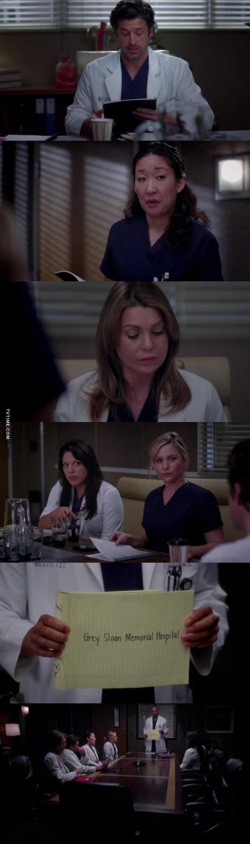 The new owners of Seattle Grace Mercy West Hospital, 😬 oops, I mean GREY SLOAN MEMORIAL HOSPITAL! Lexi & Mark would be proud!! I absolutely love this show! Every episode gets better and today I was in happy tears! How these 5 doctors went and did everything they can to save the hospital! That is dedication!
Jackson really came through at the end!