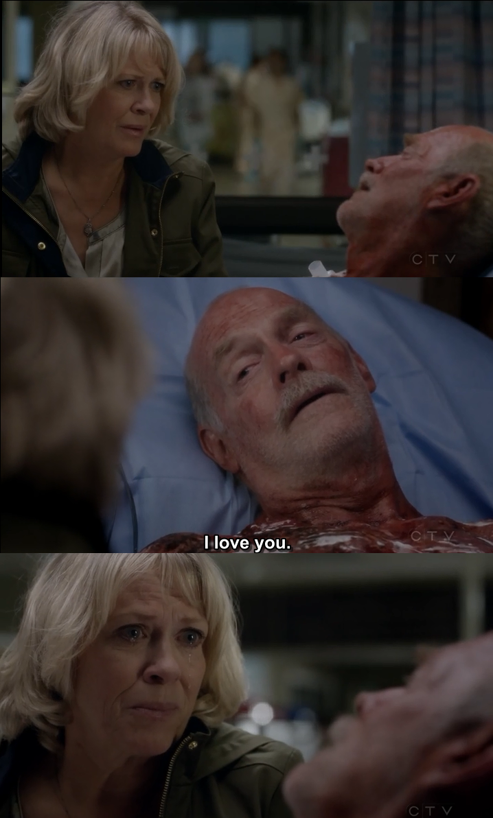 I'm not crying. You're crying. I'm crying
