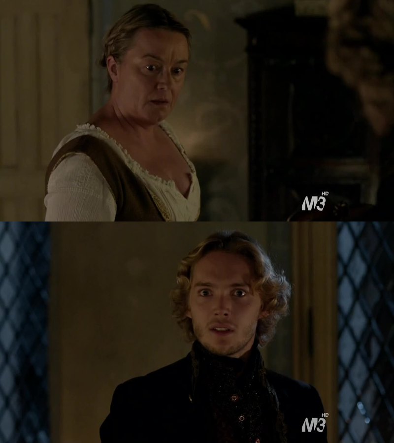 She was so creepy. I thought she was going to say she was Francis real mother