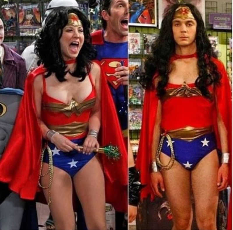 Sorry Penny, but Sheldon will always be my favorite Wonder Woman ever πππβ€οΈβ€οΈ