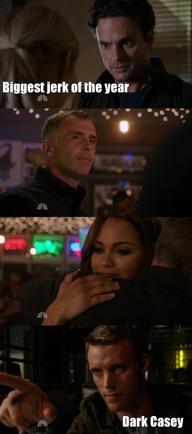 I'm so glad Herrmann is not holding a grudge at Gabby anymore ! 🙌🏼
Sylvie's ex-fiancé is shady as hell ! I won't be surprised if he hired the guy that broke into Brett's place !
Casey just turned his "Dark Casey" on to save his sister. Watch out !