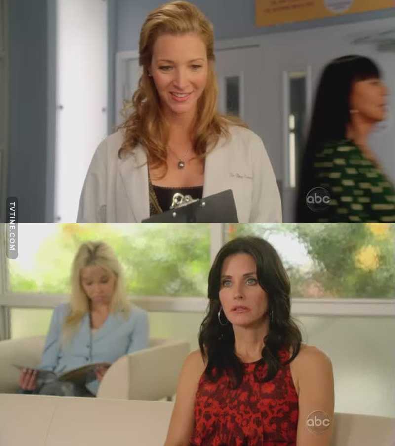 Oh my god, oh my god, oh my god!!!!!!! Monica and phoebe 😭😭😭 sorry I mean courtney and lisa💛💛💛💛💛