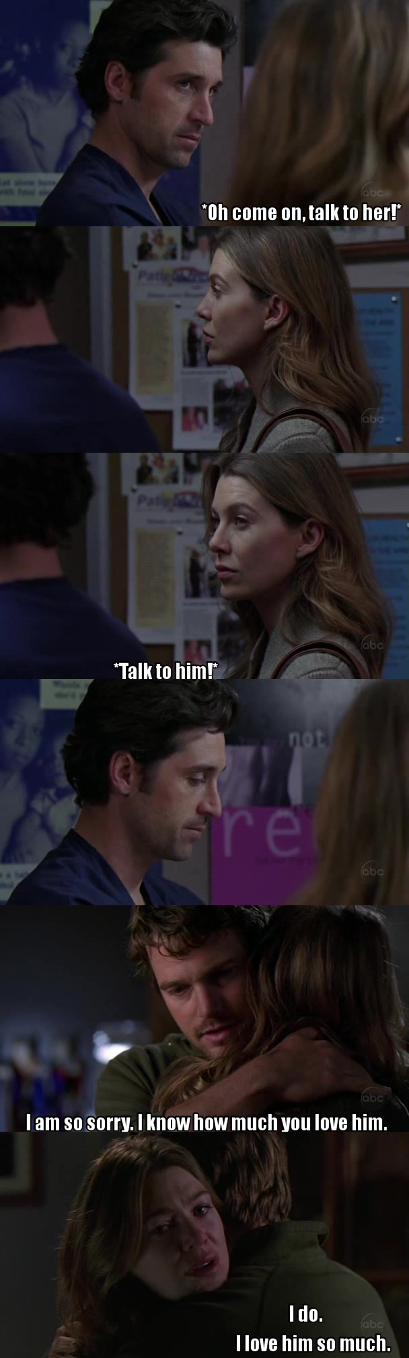 ...I think she was not talking about the dog #Deredith
