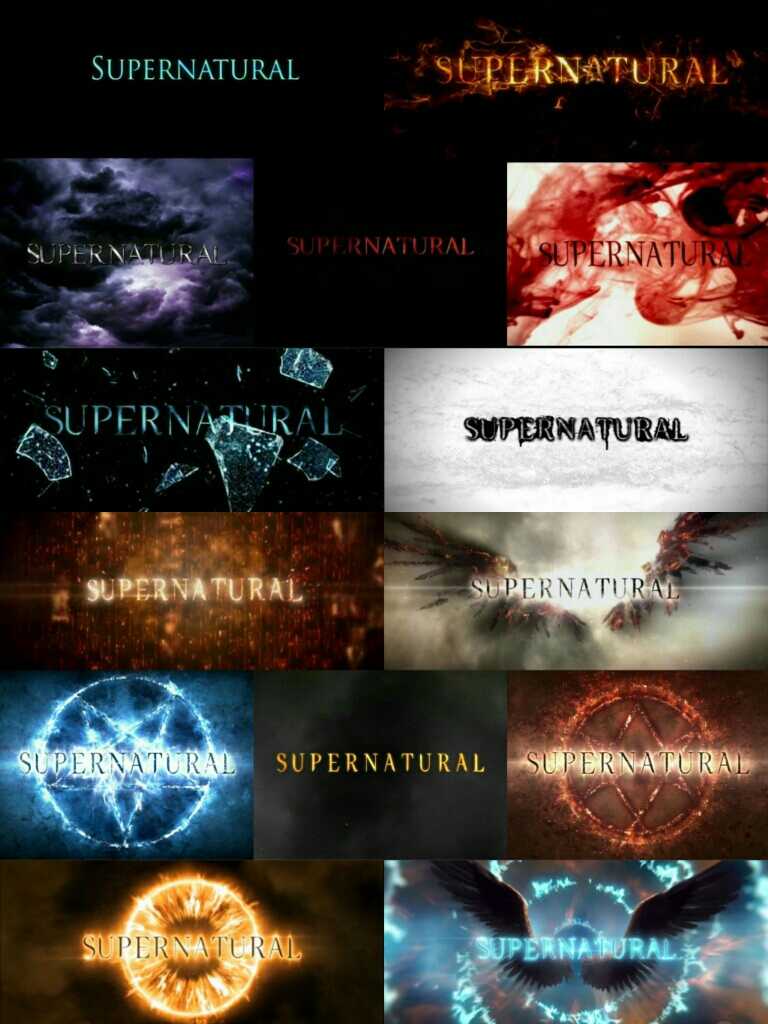 SPN opening title is everything ๐ ๐ค