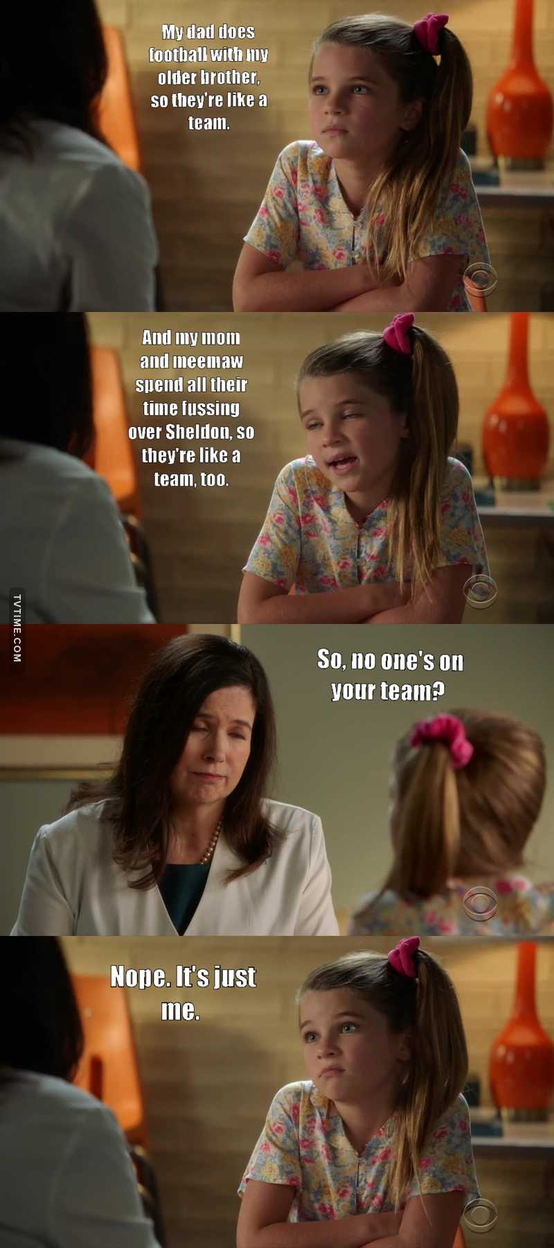 ð Poor Missy. She's my favourite character on the show. And she is all kinds of smart. ðª