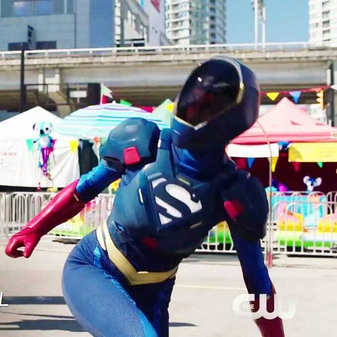 And that's how Supergirl became a Power Ranger.