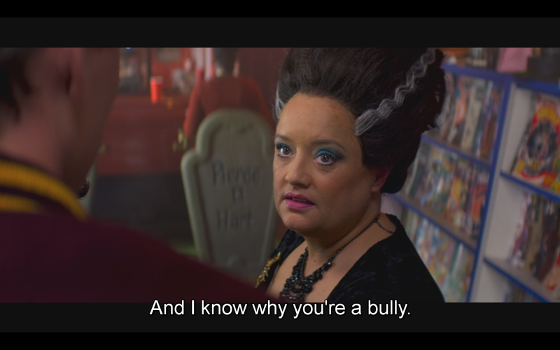 Wasn't Hilda amazing this episode? She defended Susie from the jock creeps and Zelda from Sabrina. She's so full of empathy AND badassery! Love her.