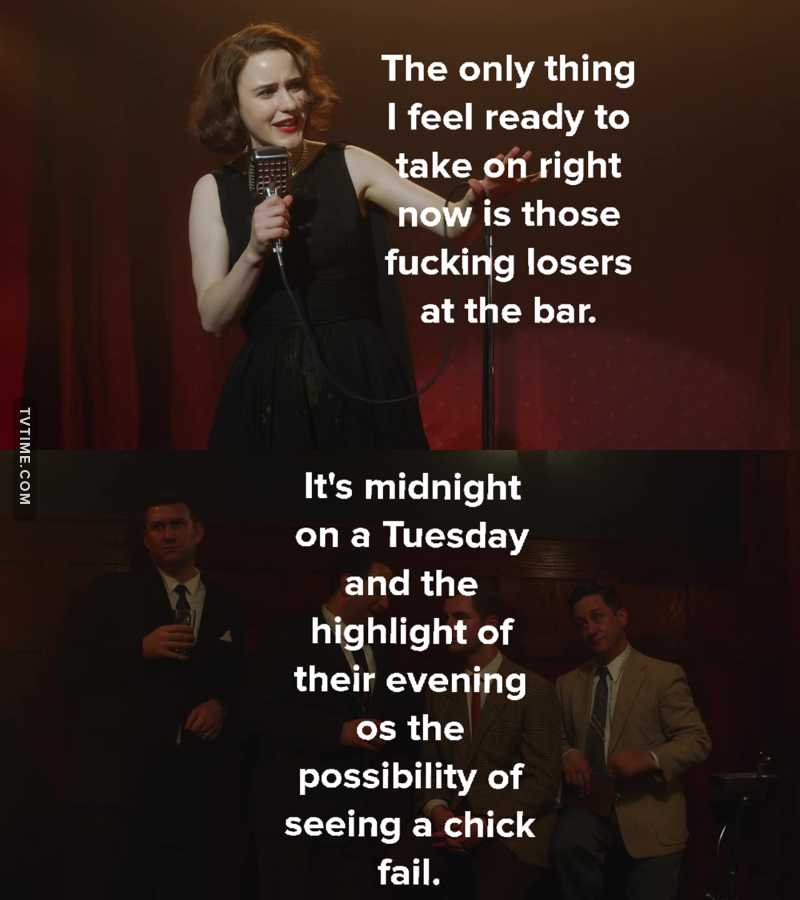 🙌 FUCK YEAH MRS MAISEL!