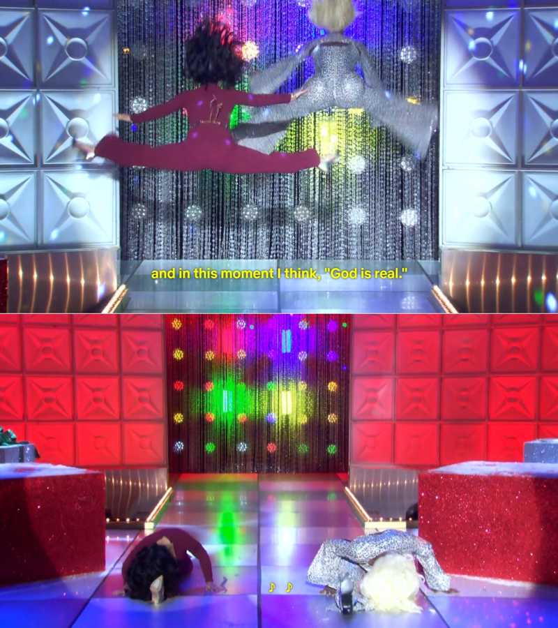 OMG, Ru's and Michelle's lip sync cracked me up.