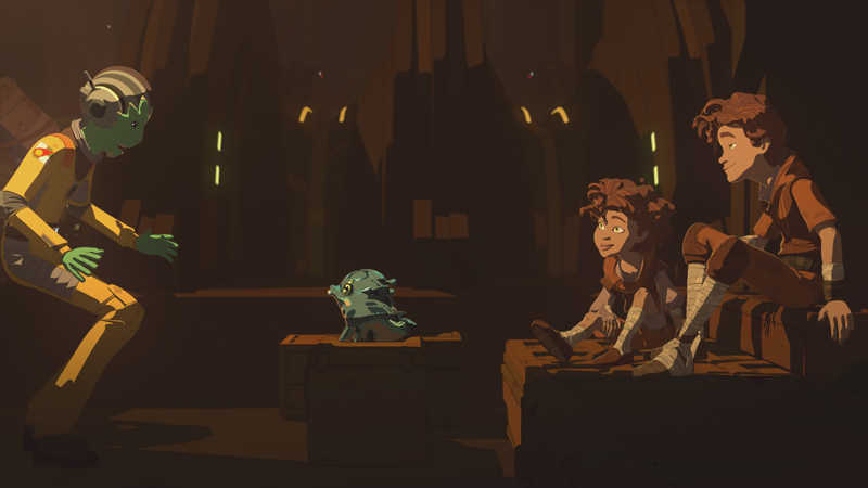 “A sign of things to come.” This episode may seem inconsequential on the surface, but it does some foreshadowing:
Synara is on to Kaz’s secret.
Eila could be Force sensitive. She predicted the creature’s arrival and has “dreams” that “always comes true”. That may explain why Kylo Ren attacked the children’s village on Tehar in the first place.
Kaz took decisive action during the situation and caught the attention of Captain Doza, which will definitely earn him a place amongst the Aces.
Also, I can see the creature — called “rokkna” — returning like the purrgil in ‘Star Wars Rebels’.