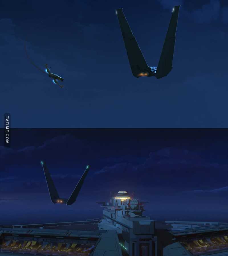 I love the design of the First Order's Upsilon-class command shuttles. 😍👌