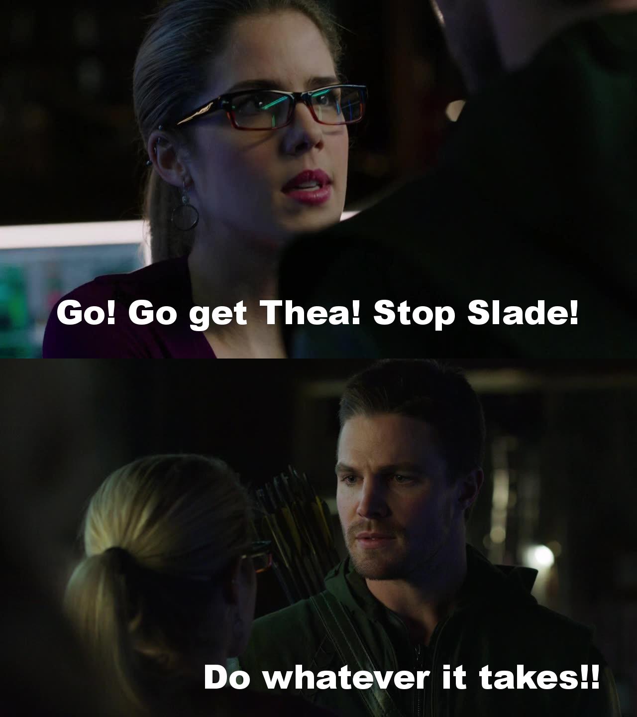Listen to your girl Oliver !!