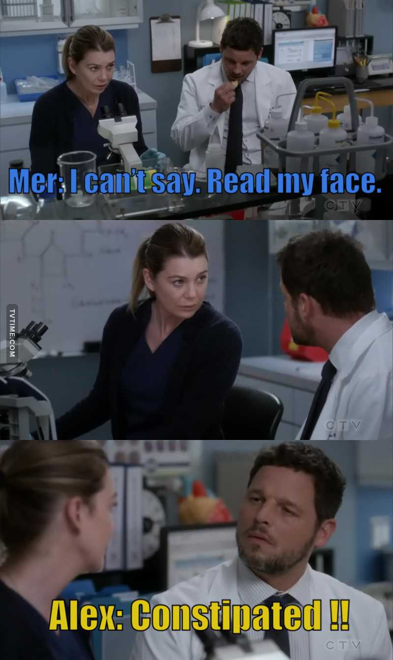 Great episode .. Mer & Alex 😂😂😂😂😂