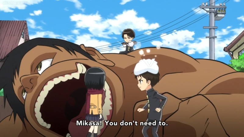 Levi drinking tea on the titan doesn't surprise me at all.