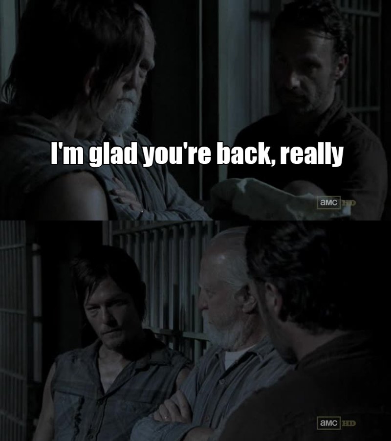 Rick represents the whole fandom right now.