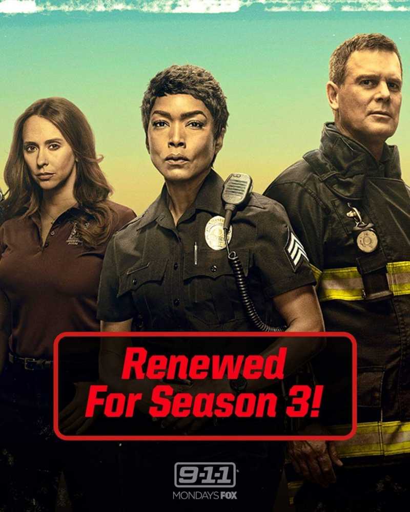 9-1-1 renewed for season 3.
The people of (fictional) Los Angeles can rest a little easier: 9-1-1 has been renewed for a third season.
Oh, and season 1 was just 10 episodes, but the network boosted the season 2 count up to 18 so i wouldn't expect season 3 to go beyond 18.
