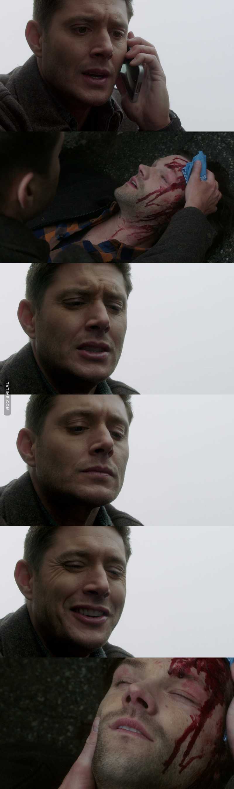 It’s just like the first time he’s afraid losing sam
You always Keep us get the feeling so ☹️👌🏽💜💜