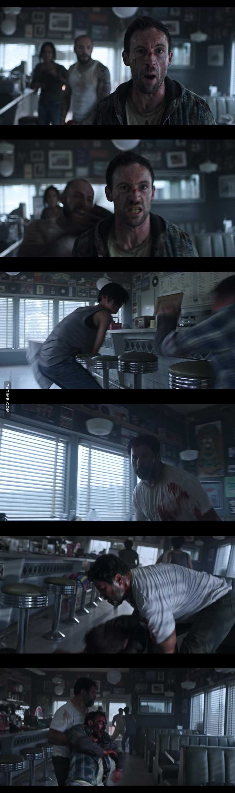 I like this episode better than the others. The diner scene was thrilling